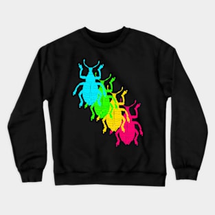 Weevil beetle (Curculionoidea) rainbow Crewneck Sweatshirt